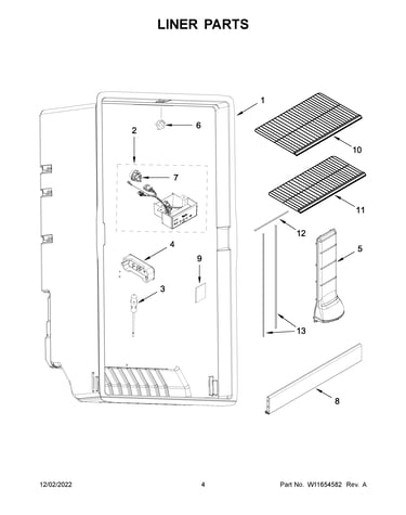 Liner parts