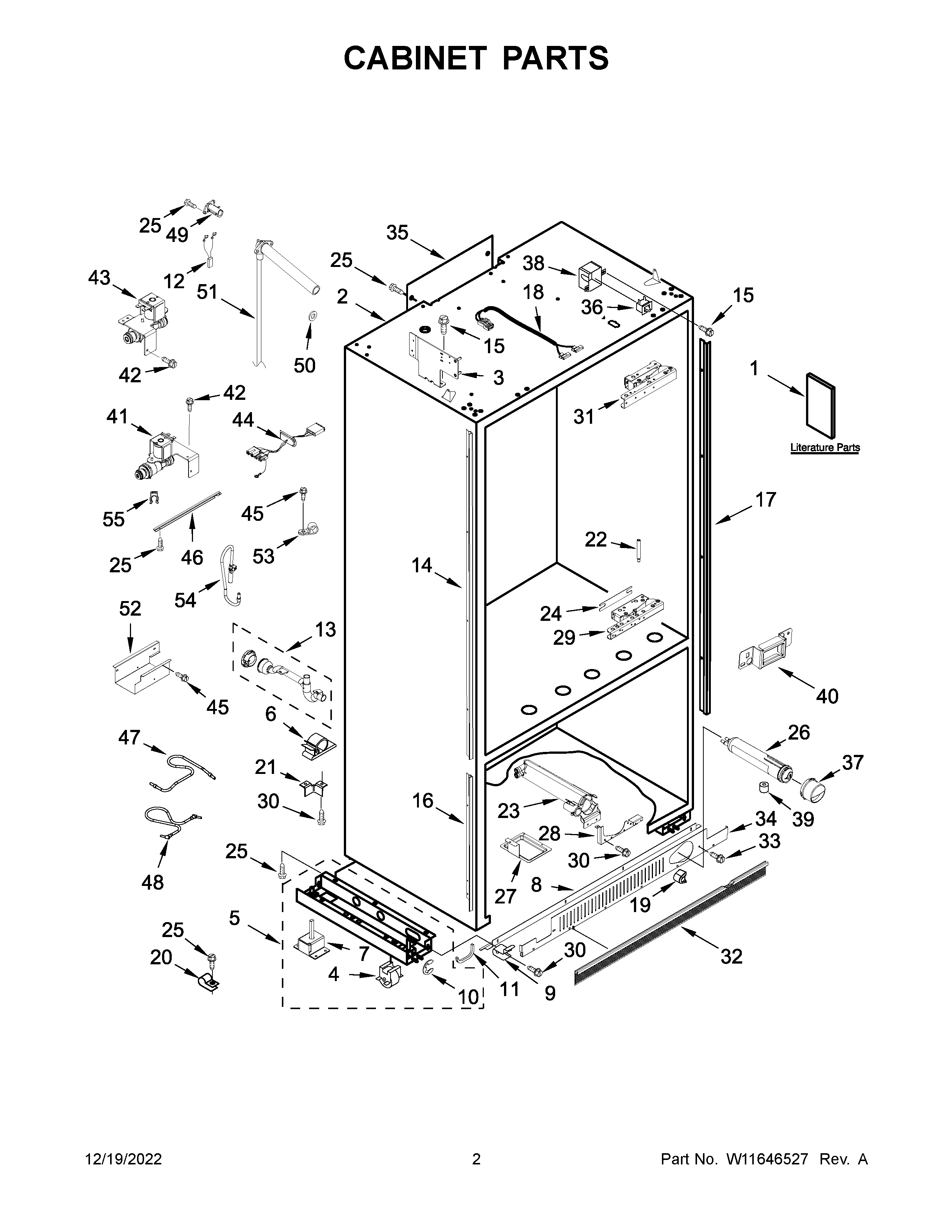 Cabinet parts