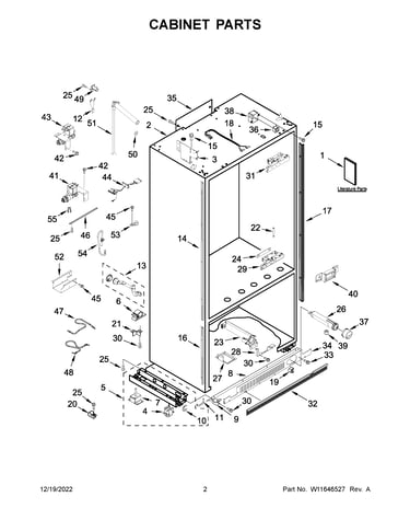Cabinet parts