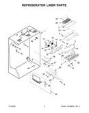 Refrigerator liner parts