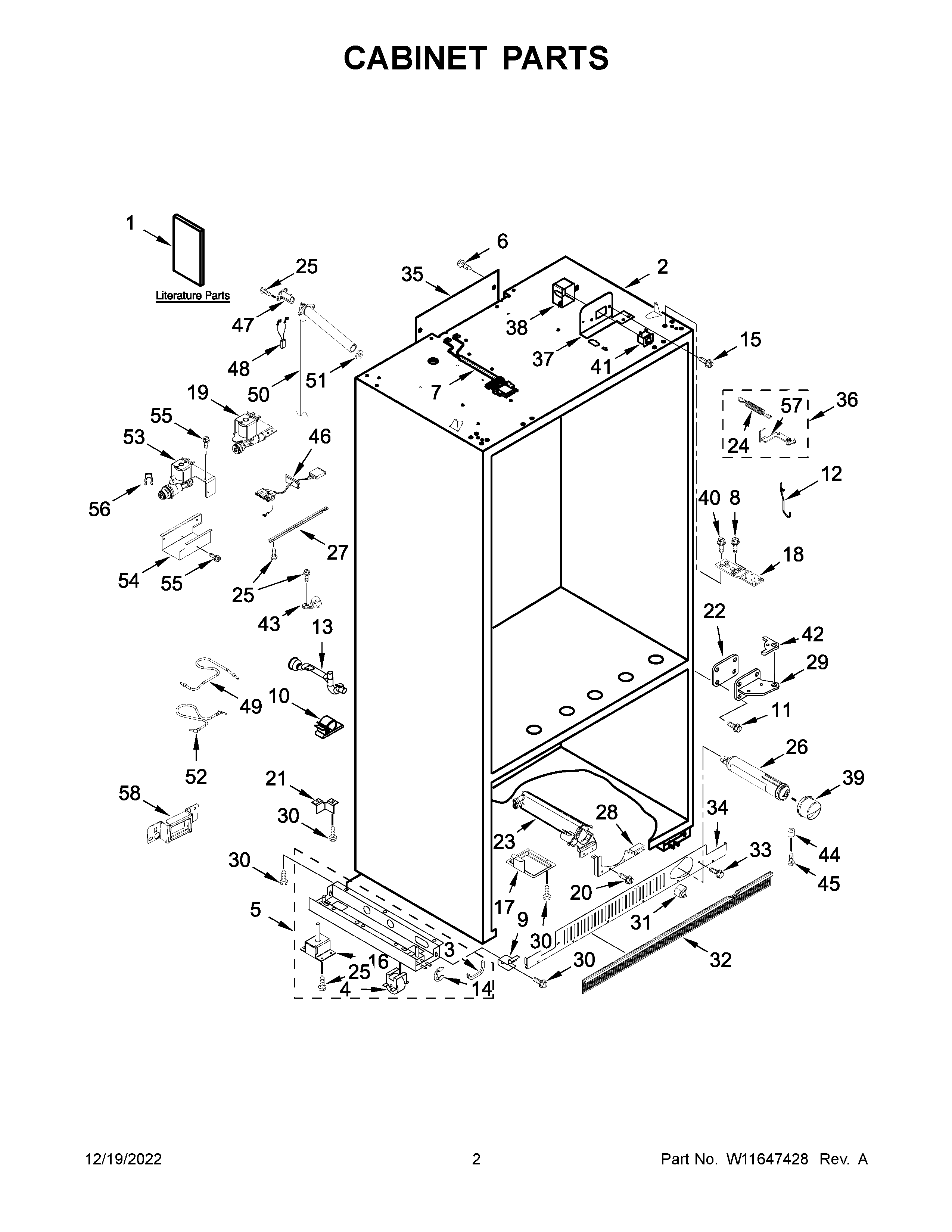 CABINET PARTS