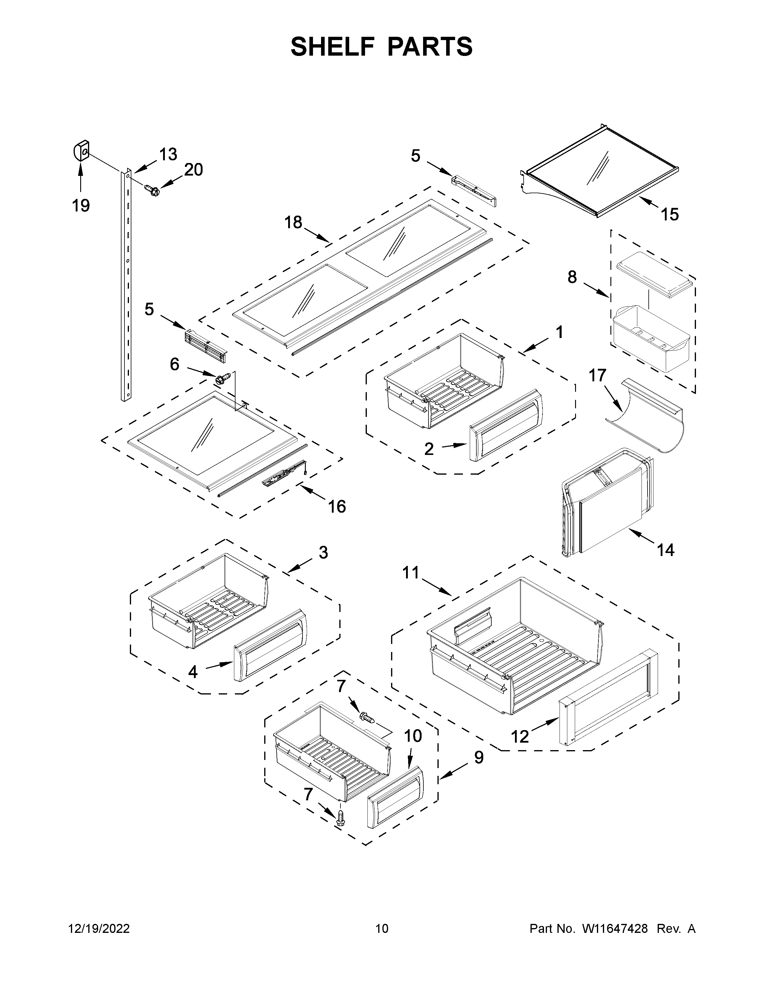 SHELF PARTS