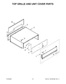 Top grille and unit cover parts
