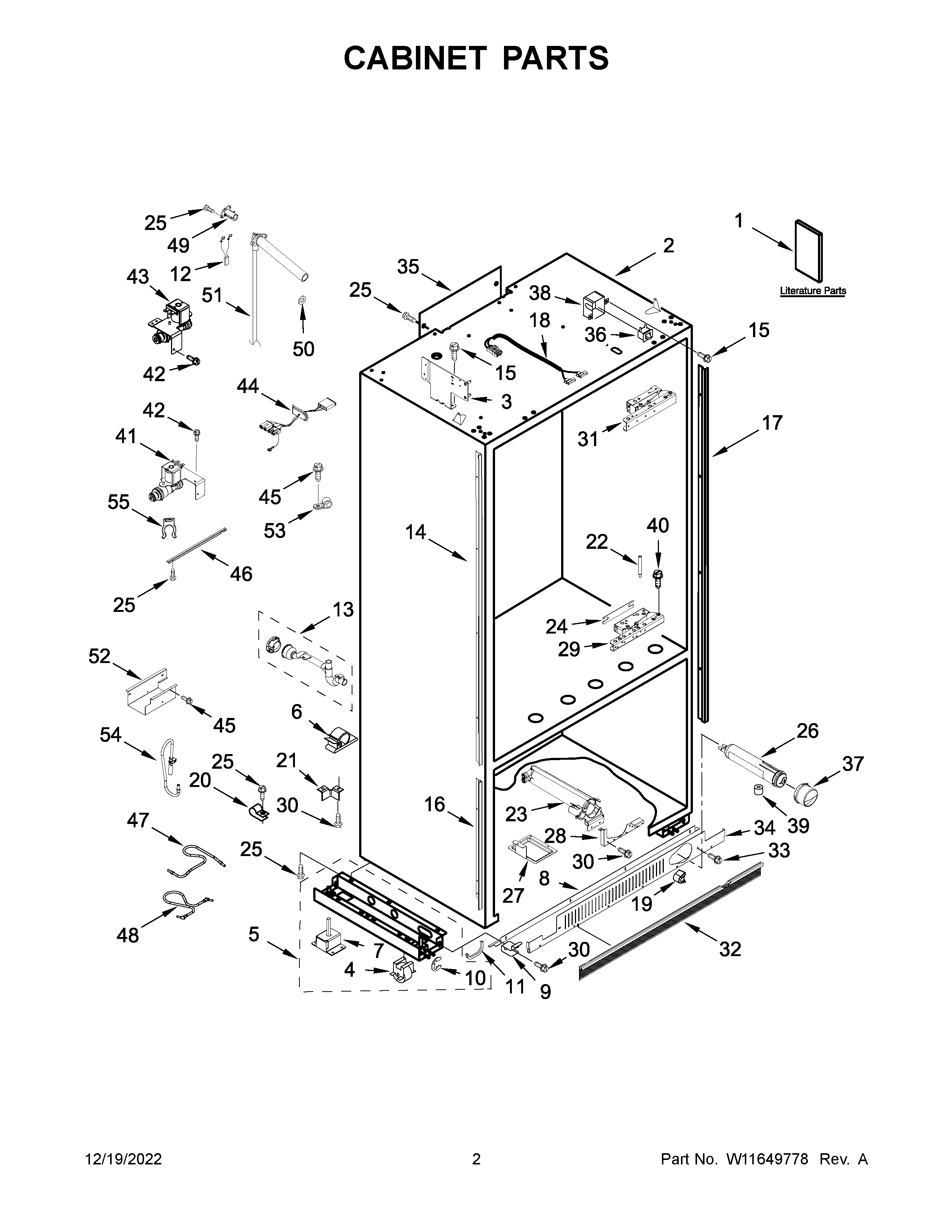 Cabinet parts