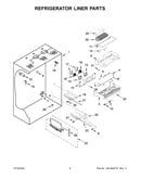 Refrigerator liner parts