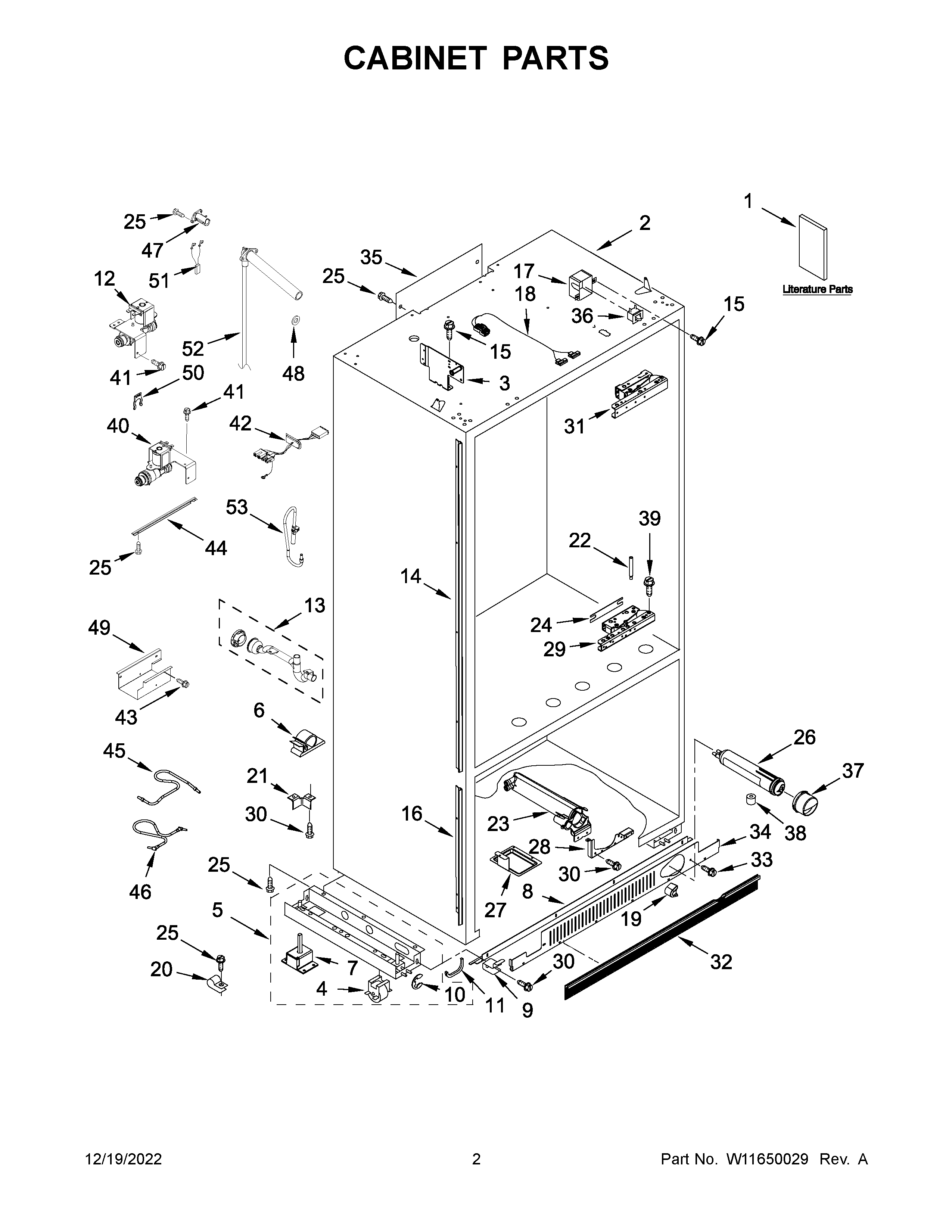 Cabinet parts