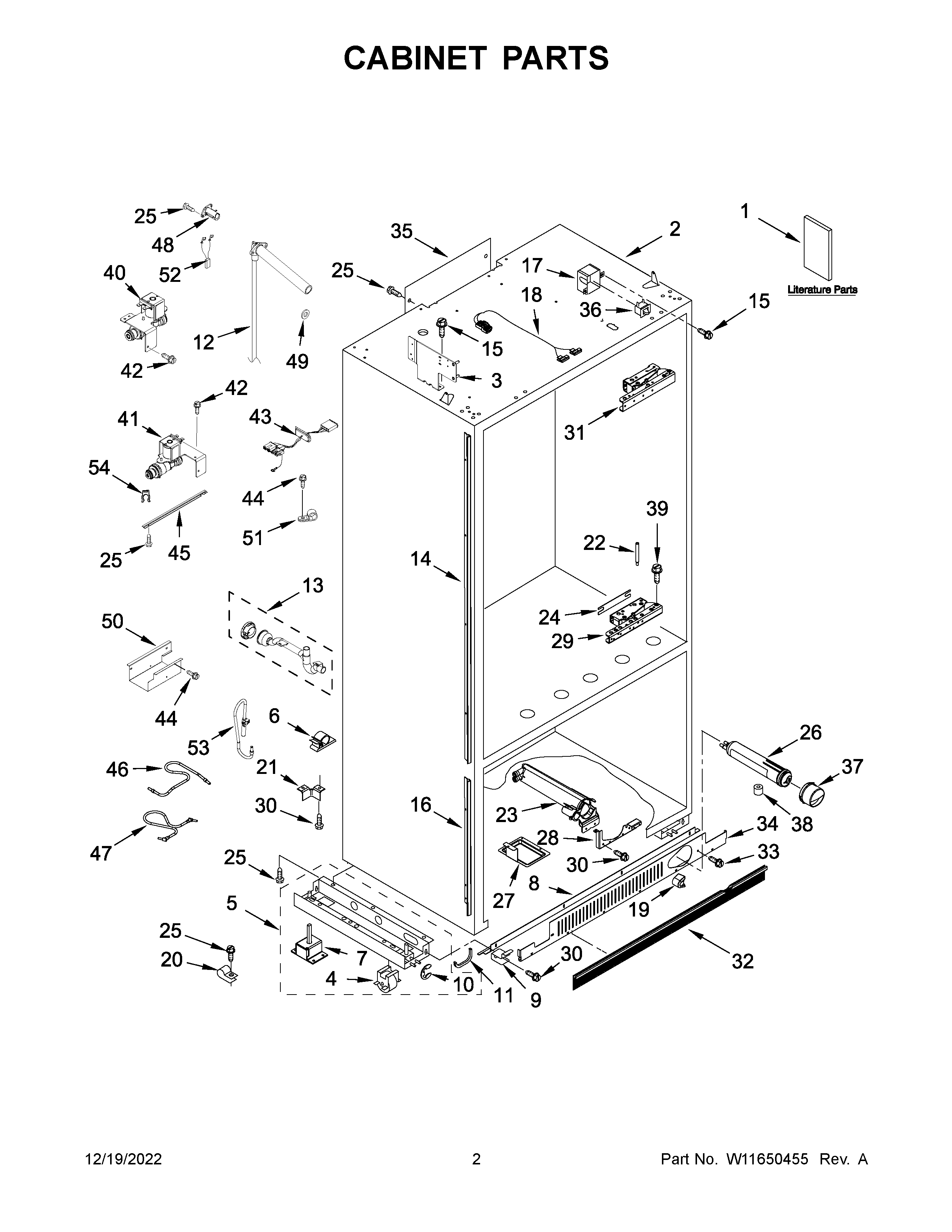 Cabinet parts