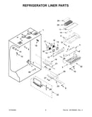 Refrigerator liner parts