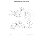 KitchenAid KRFC704FPS06 refrigerator liner parts diagram