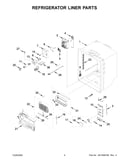 Refrigerator liner parts