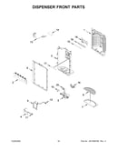 Dispenser front parts