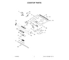 Jenn-Air JIS1450DS1 cooktop parts diagram