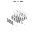 Whirlpool WDT730PAHZ0 lower rack parts diagram