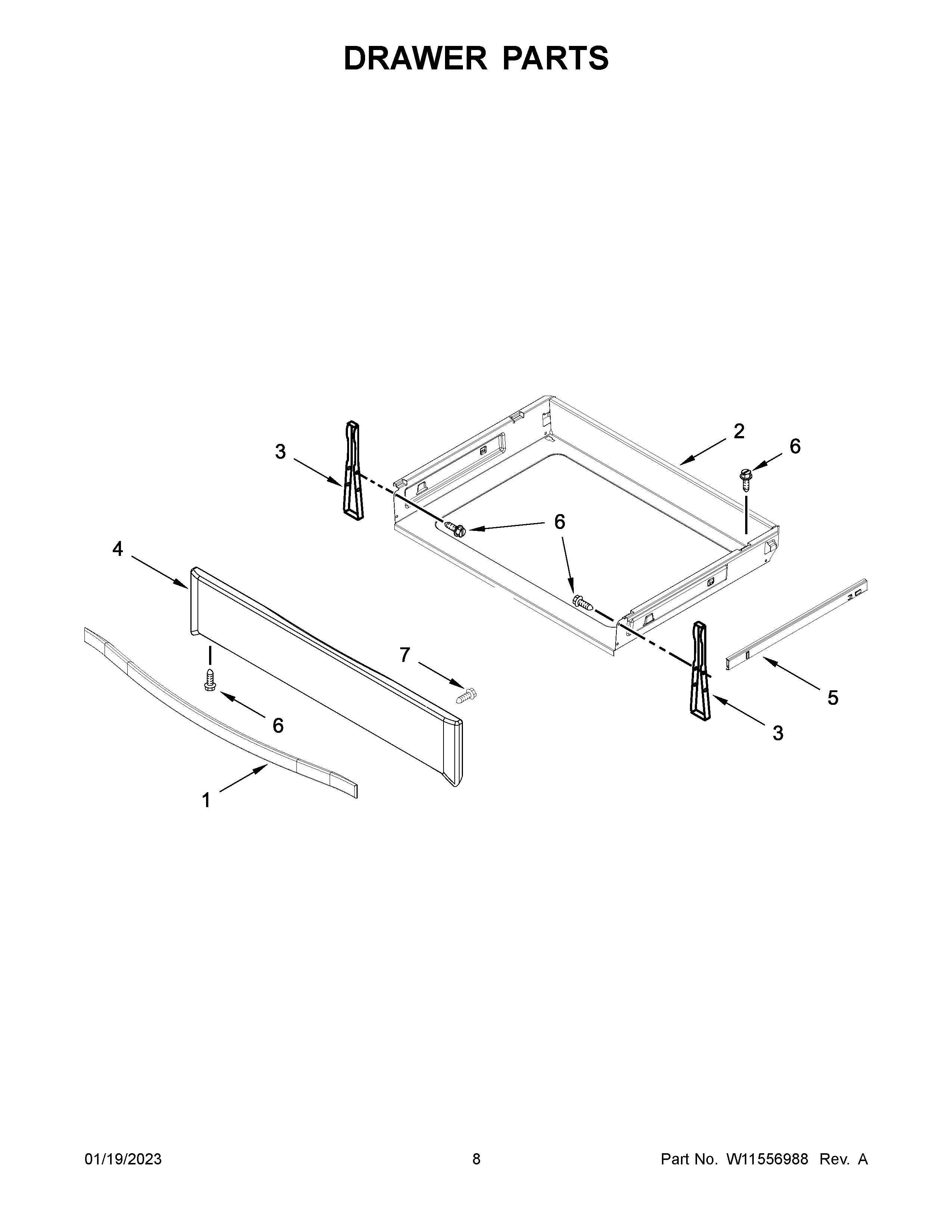 Drawer parts