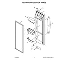 Whirlpool WRS315SDHZ0A refrigerator door parts diagram