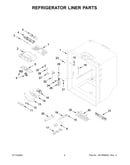Refrigerator liner parts