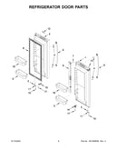 Refrigerator door parts