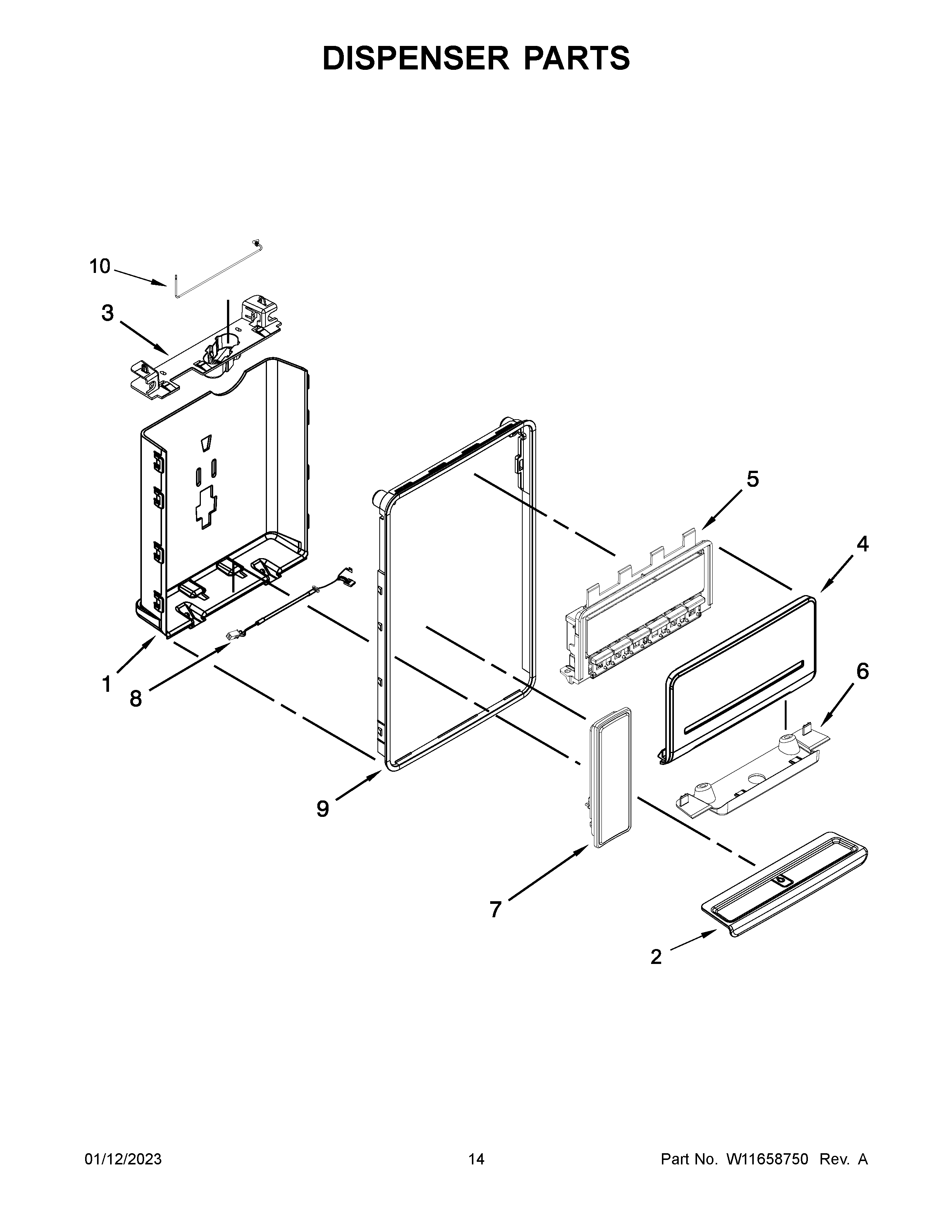 DISPENSER PARTS