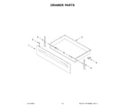 Amana AER6603SFB5 drawer parts diagram