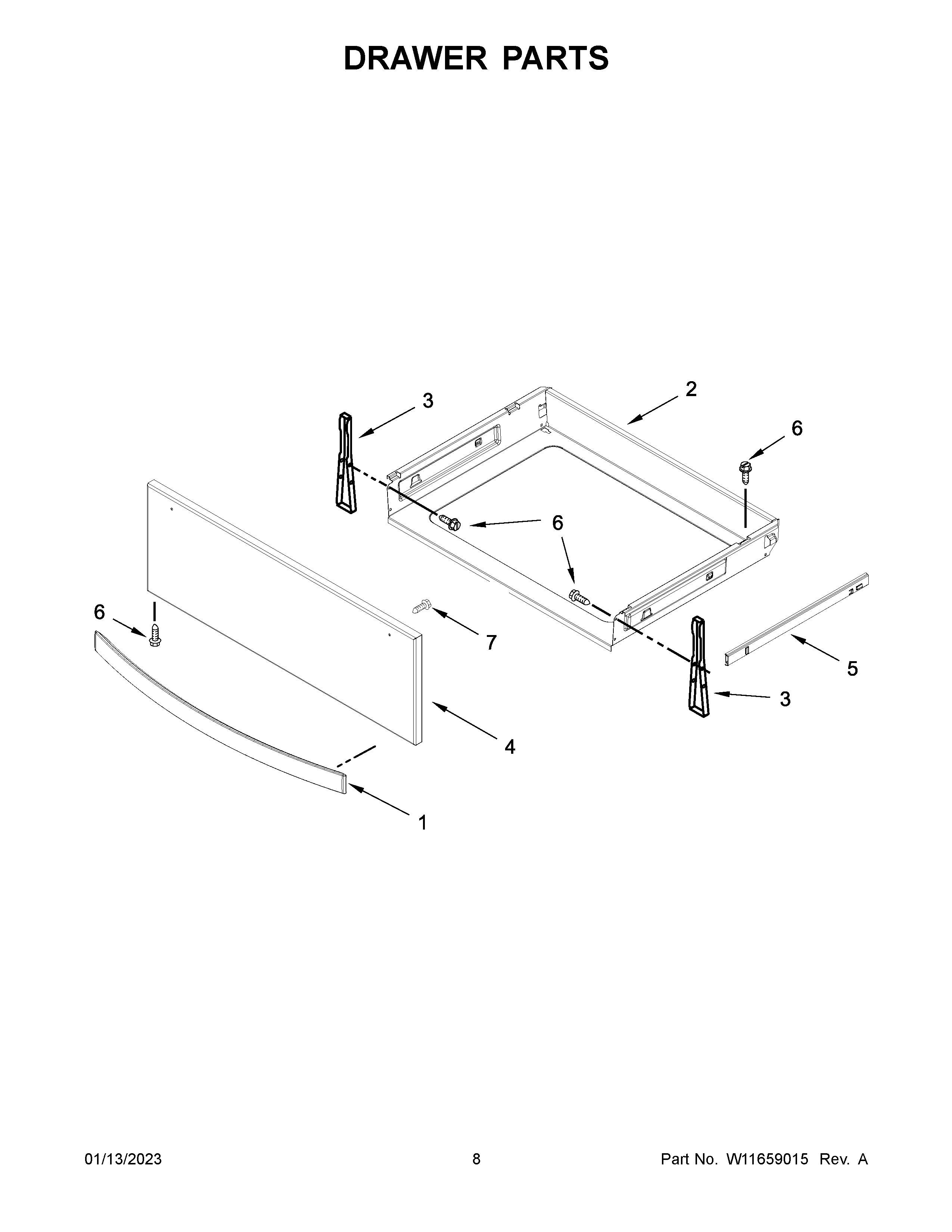 Drawer parts