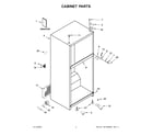 Amana ART318FFDB11 cabinet parts diagram