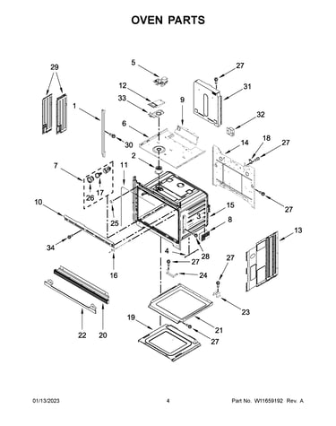 Oven parts