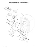 Refrigerator liner parts