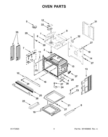 Oven parts
