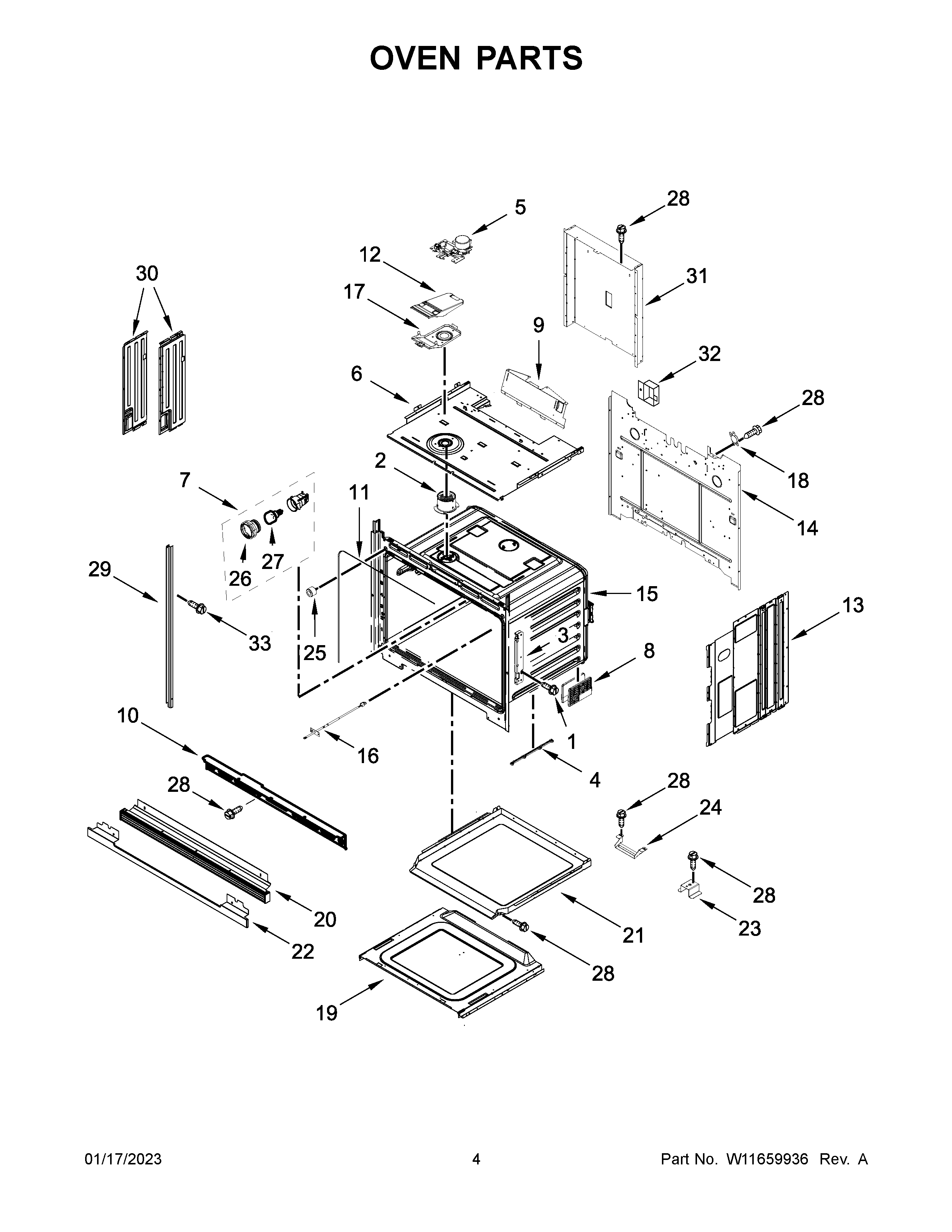 OVEN PARTS