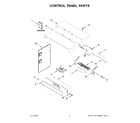 Whirlpool WOC54EC7HS21 control panel parts diagram