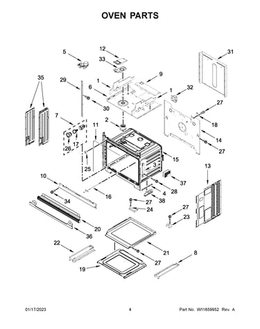 Oven parts