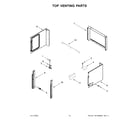 Whirlpool WOC54EC7HS21 top venting parts diagram