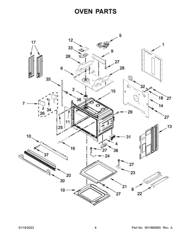 Oven parts