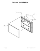 Freezer door parts