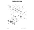 Maytag MEW9527FZ21 control panel parts diagram