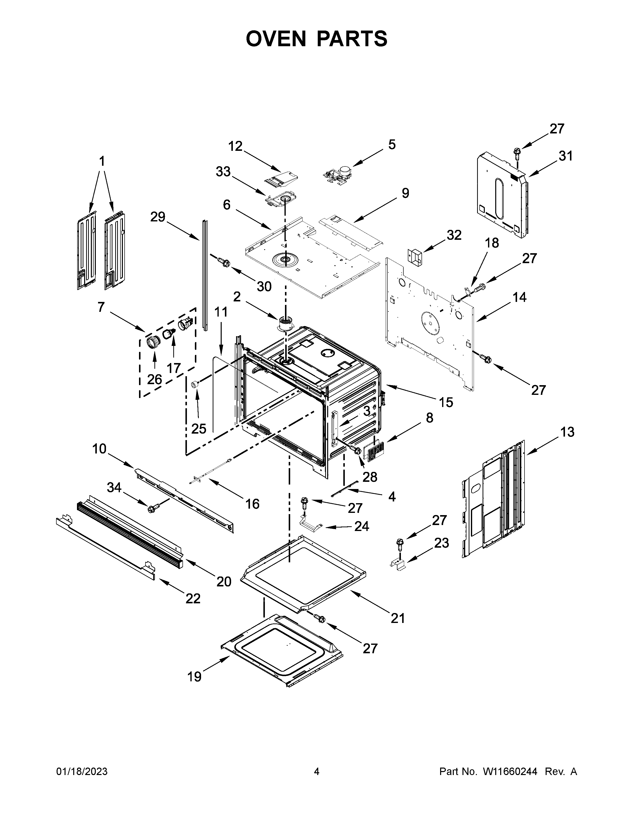 Oven parts