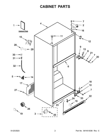 Cabinet parts