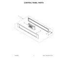 KitchenAid KMBP107EBS20 control panel parts diagram