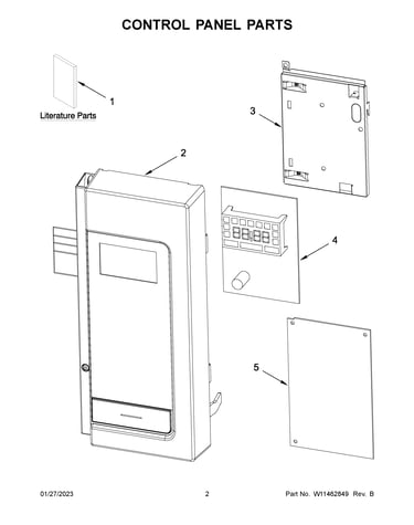 Control panel parts
