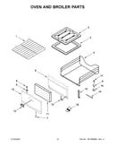Oven and broiler parts