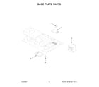 Jenn-Air JMC3415ES02 base plate parts diagram