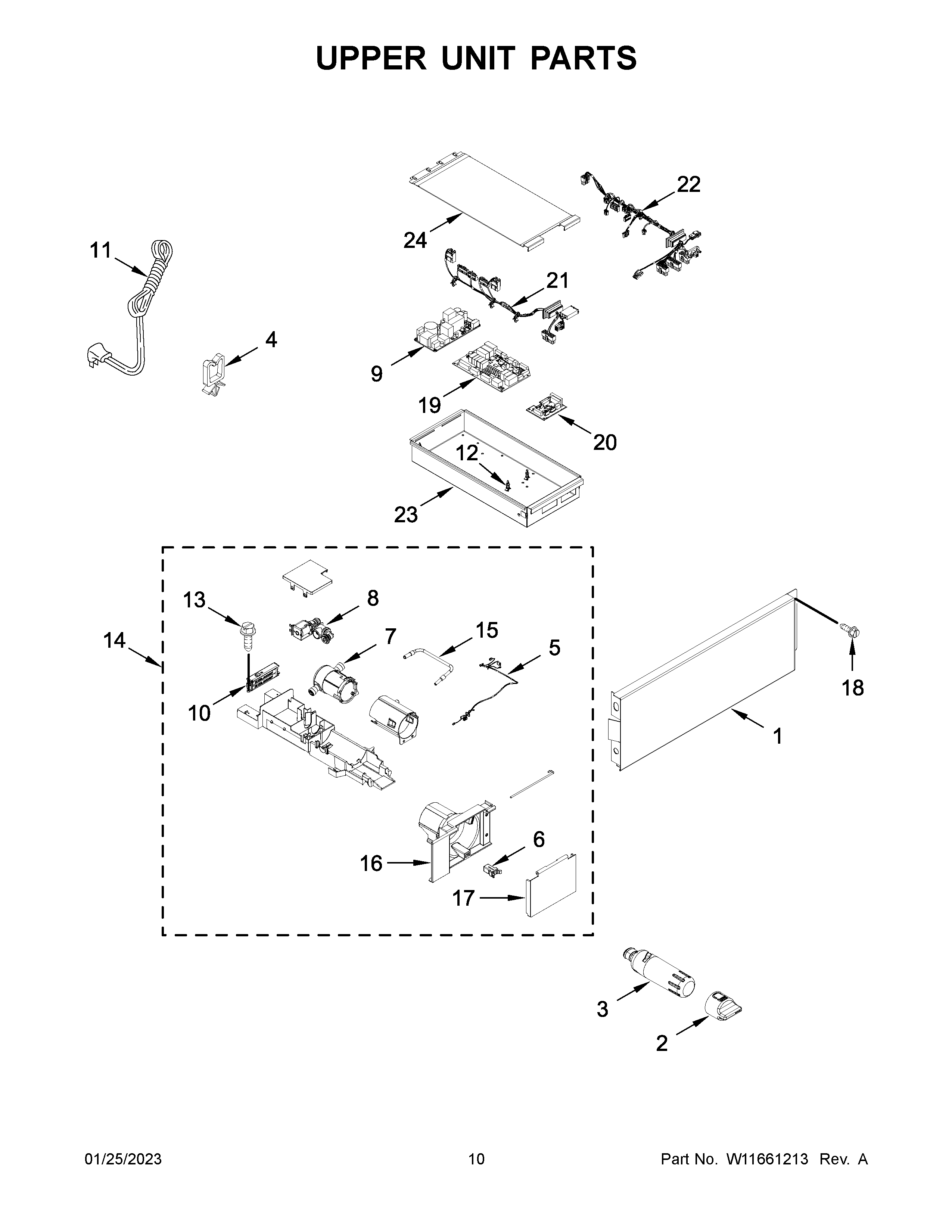 UPPER UNIT PARTS