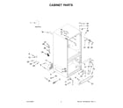 Whirlpool WRF560SMHZ03 cabinet parts diagram