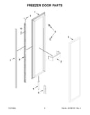 Freezer door parts