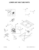 Lower unit and tube parts
