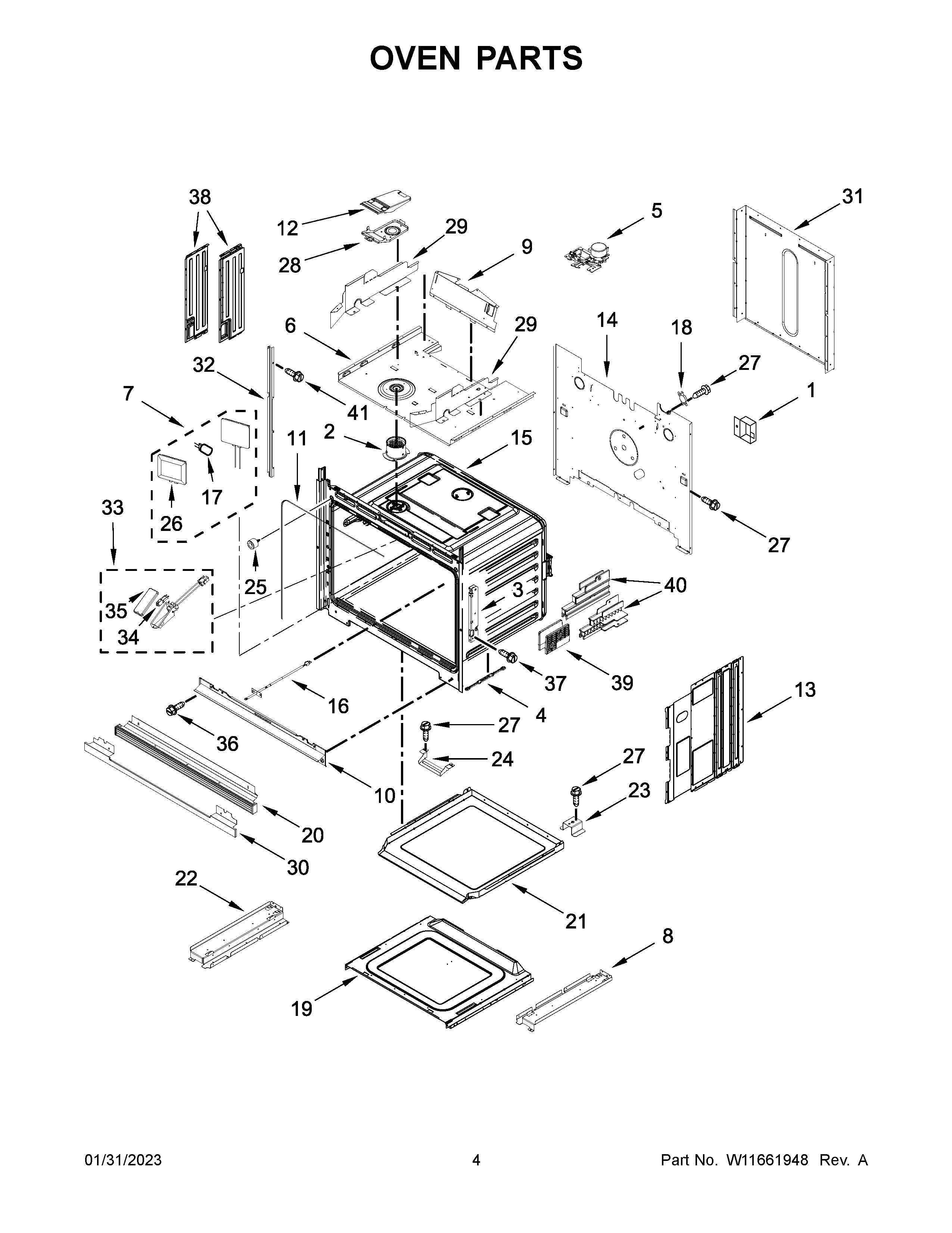 Oven parts