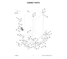 Whirlpool WRS311SDHB07 cabinet parts diagram