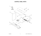 Whirlpool WOC75EC7HV20 control panel parts diagram