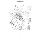 Whirlpool WOC75EC7HV20 oven parts diagram