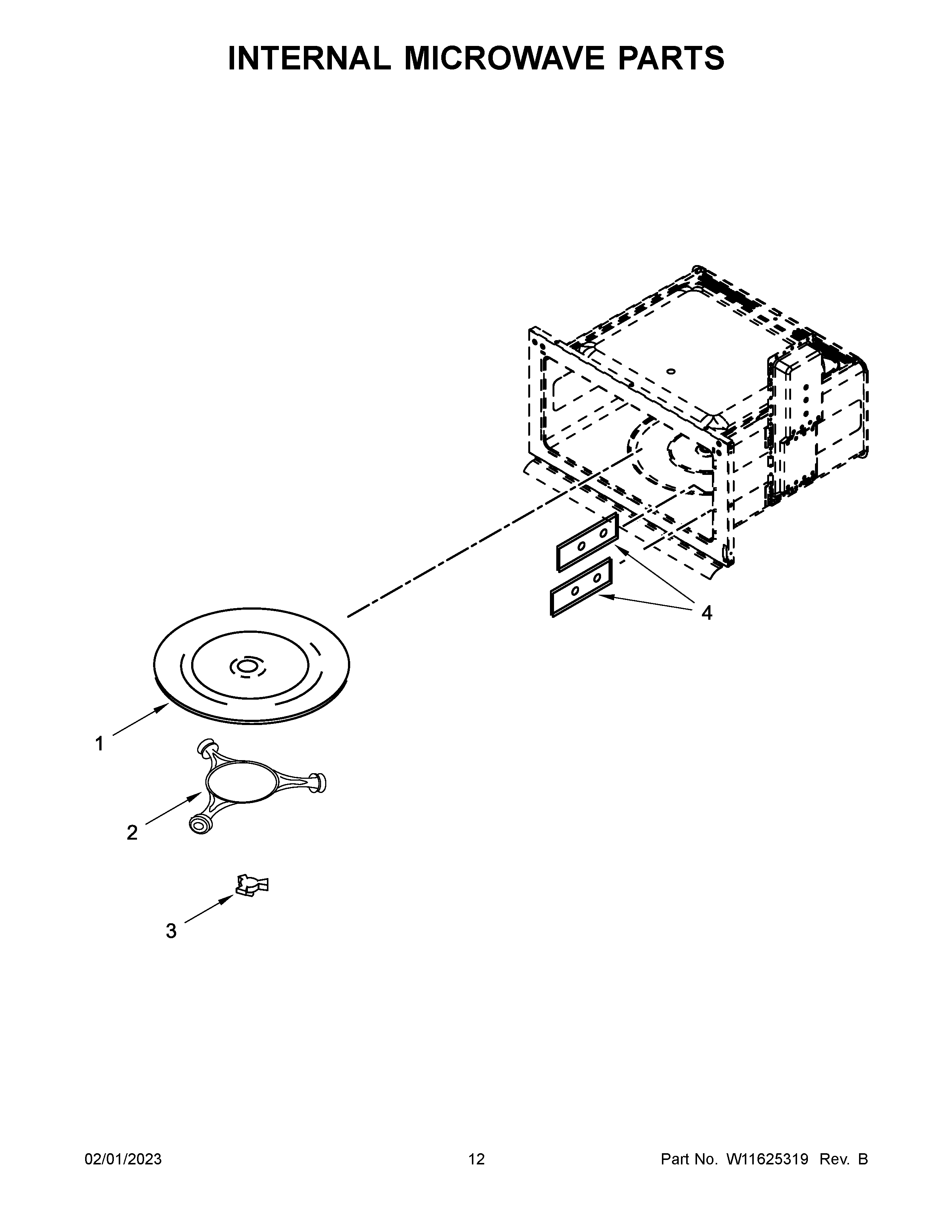 Internal microwave parts